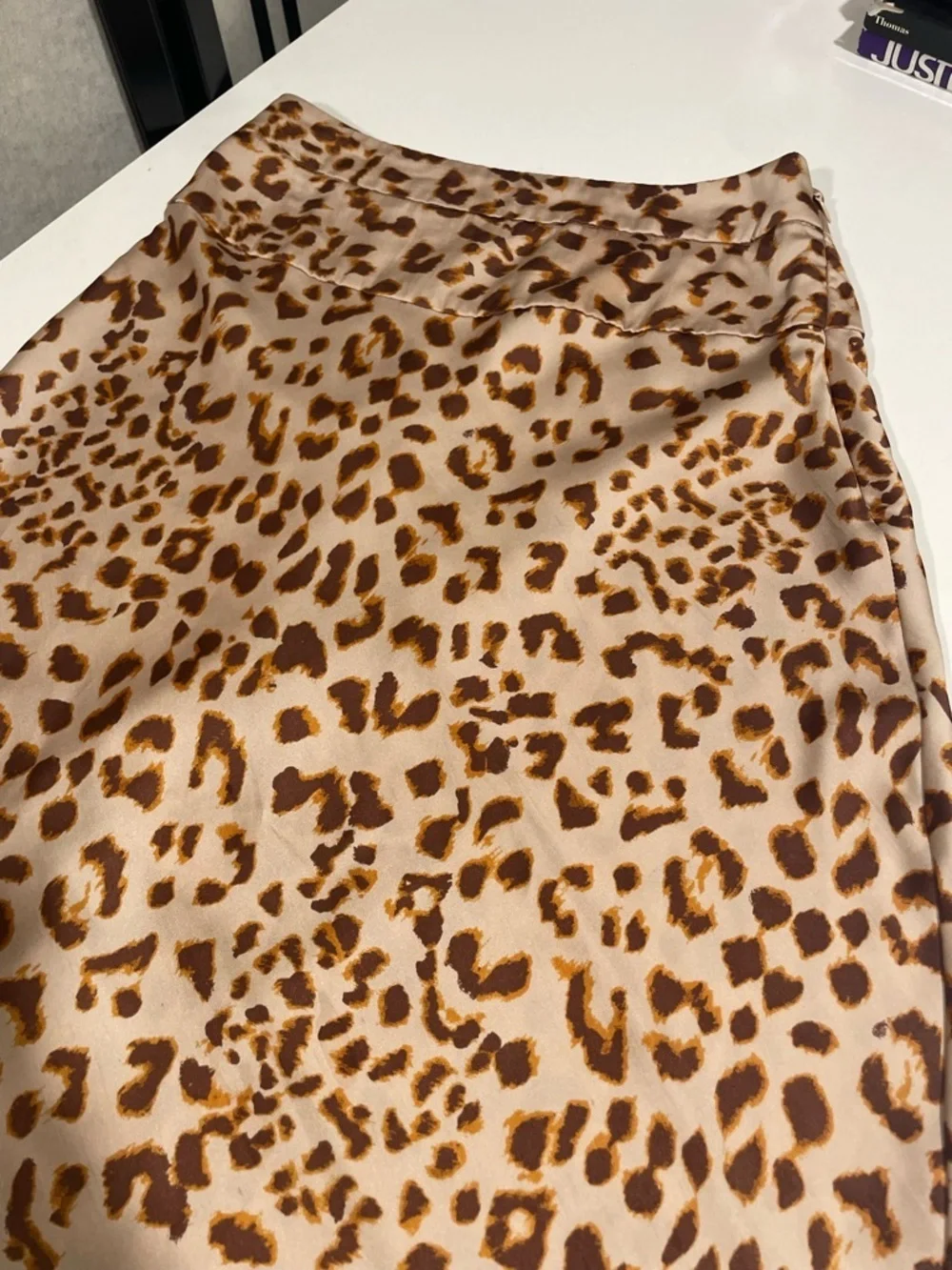 Free people Leopard Print Midi Skirt in Beige and Brown - Picture 3 of 14
